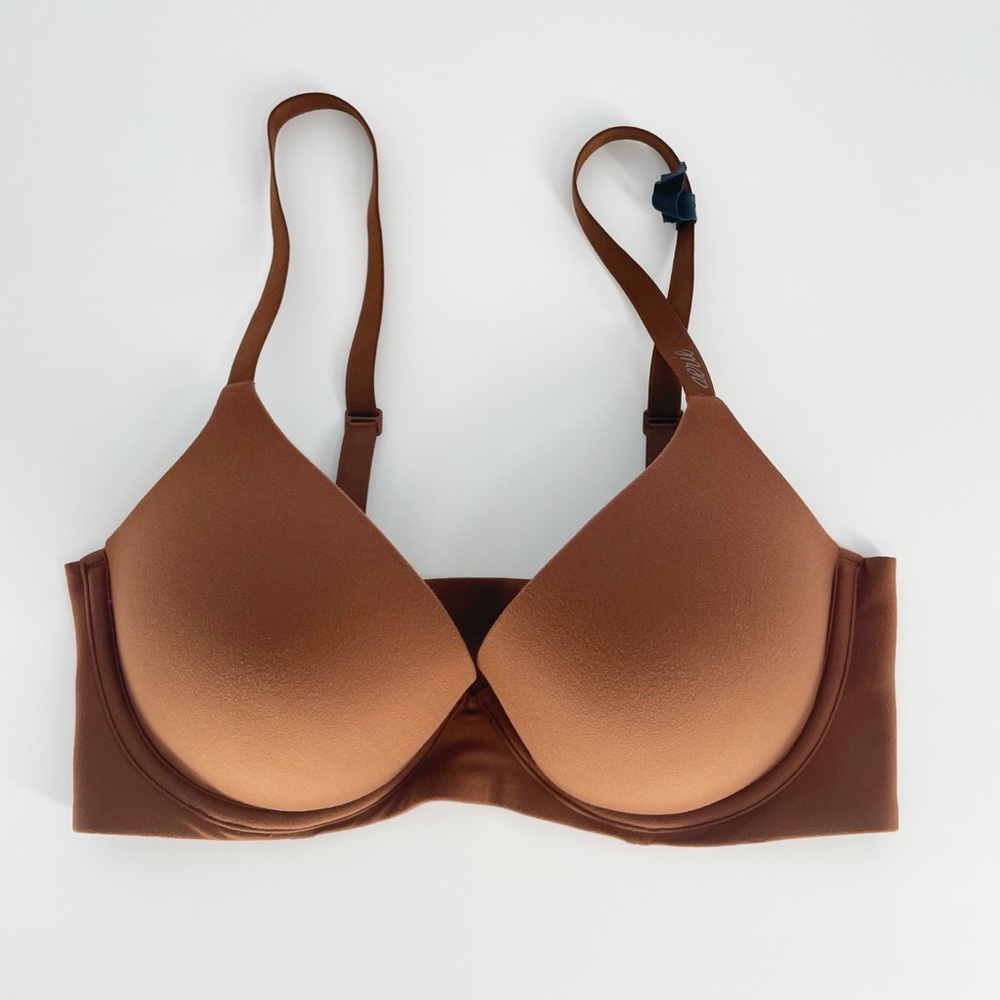 Aerie Smoothez Brown Plunge Bra